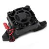 NINFE Upgrade Parts Compatible with TRX-4 1PCS Aluminum Alloy Motor Mount Heat Sink with Cooling Fan for 1/10 RC Crawler Car #8290 (Color : Black) view 3