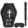 40th Birthday piatas with Stick Blindfold Death to My 30s piatas 16" x 12" Rip Thirties Funeral Tombstone for 40th Birthday Party Decorations Photo Prop Anniversary view 1