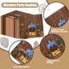 100Pcs Wild West Party Napkins - 13 x 13inch Paper Napkins for Western Birthday Party Decorations view 3