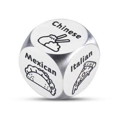 10 Year Anniversary Tin Gift for Him,Mens Valentines Day Gifts Food Dice for Boyfriend Girlfriend,Husband Valentine Gift from Wife,Gag Movie Night Dice,Anniversary Birthday Gifts for Men