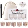 Date Night Dice,Couples Decision Dice for Romantic Ideas,Wooden Dating Fun dice, Love Dice, Date Ideas, Birthday Gifts for Boyfriend Girlfriend view 1