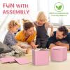 6" Piggy Bank for Adults for 2026 Savings, Must Break to Open Adult Piggy Bank for Cash, Interactive DIY Assembly Unopenable Money Savings Box (Pink) view 4