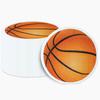 100Pcs Basketball Napkins Basketball Shaped Paper Napkins Basketball Party Favors for Sport Party Baby Shower Birthday Party Basketball Themed Party Supplies view 1