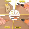 ZLemma Cardboard Construction Tool Kit 422 Pieces -Educational Toys for at-Home Play + Classroom Learning | Reusable Cardboard Tools for Kids view 3