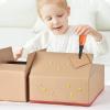 ZLemma Cardboard Construction Tool Kit 422 Pieces -Educational Toys for at-Home Play + Classroom Learning | Reusable Cardboard Tools for Kids view 4