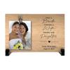 Florida-Funshine Today A Bride Tomorrow A Wife Forever Your Daughter Custom Wood Frame - Personalized Picture Frame - Personalized view 1