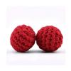 2pcs Crochet Ball (Dia 2.5cm,1 Magnetic+ 1 Normal) Magic Accessories for Cups,Balls and Chop Cup Magic Tricks Gimmick Props view 1