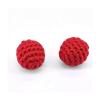 2pcs Crochet Ball (Dia 2.5cm,1 Magnetic+ 1 Normal) Magic Accessories for Cups,Balls and Chop Cup Magic Tricks Gimmick Props view 2