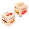 2PCS Food Dice Exchange Dice Valentines Gifts for Boyfriend Girlfriend Couple Galentines Day 5 Year Wood Anniversary Christmas Stocking Stuffers Santa Swap Gift Exchange Dices White Elephant view 1