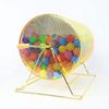 YUNYHAO Raffle Machine, Metal Raffle Cage, Manual Raffle Drum Spinner, for Party Raffle Fundraisers, Promotions (can Hold 130 Balls), gaoyun-1001 view 4