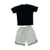1/6 Scale Soldier Figure Clothes Handmade, Shorts and T Shirt Set, Costume, Action Figures Clothes for 12'' Action Figures, Black Shirt Set view 1