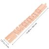 Vaguelly Wooden Train Track Expansion Toy Wooden Railway Track Accessories for Boys and and Motor Skills for Imaginative Play Scenes view 3