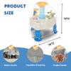 IndigoTempest9 Kids Water Table Cover, Fit Step2 Rain Showers Splash Pond Water Table Waterpark Play Table Cover Outdoor Toys Cover (Transparent) view 2
