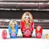 SLOFL Matryoshka Russian Nesting Dolls Cute 5-Piece Matryoshka Dolls Creative Birthday Christmas Travel High-end Gift Decoration Creative Toys view 3