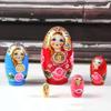 SLOFL Matryoshka Russian Nesting Dolls Cute 5-Piece Matryoshka Dolls Creative Birthday Christmas Travel High-end Gift Decoration Creative Toys view 4