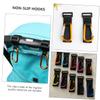 ifundom 6pcs Heavy Duty Stroller Hooks Car Hooks for Stroller Organizer Clips for view 3