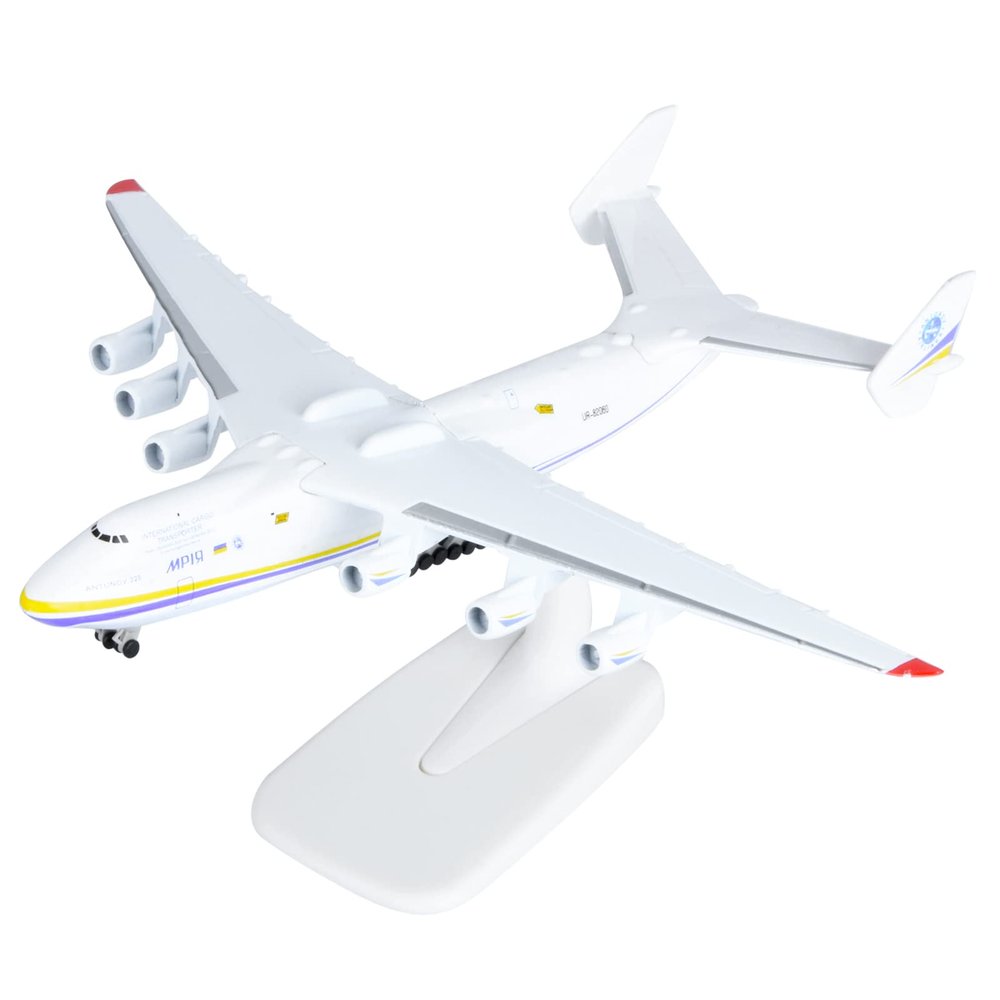 ZEZEFUFU Simulation 1/400 Scale Soviet Union An-225 Mriya Transport Aircraft Model Plane Model for Collection