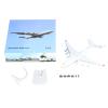 ZEZEFUFU Simulation 1/400 Scale Soviet Union An-225 Mriya Transport Aircraft Model Plane Model for Collection view 2