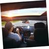 Abaodam 1pc Car Rear View Mirror Observation Mirror Penguin Shape Plush Acrylic Material view 3