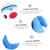 Abaodam 1pc Car Rear View Mirror Observation Mirror Penguin Shape Plush Acrylic Material view 4
