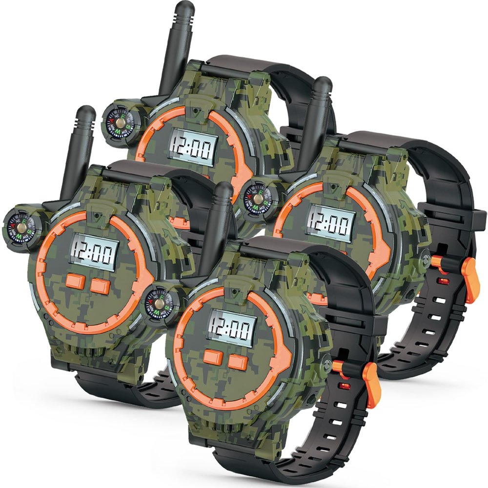 surper Rechargeable Walkie Talkies for Kids Radio Walky Talky with Flashlight Children Outdoor Game Interphone Gifts for Boy and Girl (4)