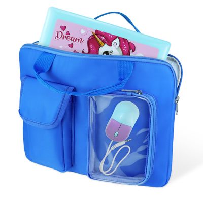 Annmore Bag compatible with LEXiBOOK Educational and Bilingual Laptop, Blue