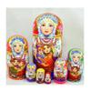 Matryoshka Russian Nesting Dolls 7-Piece Matryoshka Wooden Matryoshka Dolls Hand-Painted Story Castle Fun Children's Toy Creative Toys view 2