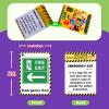 50PCS Signs Cognitive Cards for Kids,Cognitive Pictures Flash Cards for Identification, Portable Waterproof Flashcards for Children, Means of Design Learning view 4