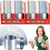 The Dreidel Company Silver Metal Coil Spring, Goody Bag Fillers, Party Favor for Kids, Variety of 2.4" (60mm) Individually Boxed (24-Pack) view 1