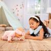 Baby Born Learn to Walk Baby Doll Olivia - Gray-Green Eyes: Realistic Features for Kids Ages 3+, Walks, Crawls, Sits & Kicks, Eyes Open & Close, Multiple Sound Effects view 2