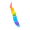 Sarah's Silks Skytail Blue Rainbow Comet - Waldorf Toys for Kids, 35" Long, Safe for Outdoor and Indoor Use view 1