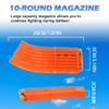 BOROLA 10 Darts Curved Magazine Quick Reload Clip Compatible for Nerf Elite (Orange, 2Pcs) view 3