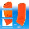 BOROLA 10 Darts Curved Magazine Quick Reload Clip Compatible for Nerf Elite (Orange, 2Pcs) view 4