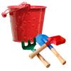 Kisangel 1set Portable Gardening Tool Boy Girl Garden Shovel Combination Ergonomic Design Lightweight and for Flowering and Garden Activities Random Color view 1