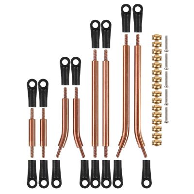 AMLIK RC Car Accessories for Axial for SCX24 for Jeep for Gladiator for Dodge Stainless Steel High Clearance 4 Links Set Upgrade Parts for 1/24 RC Crawler Power Wagon (Color : 1)