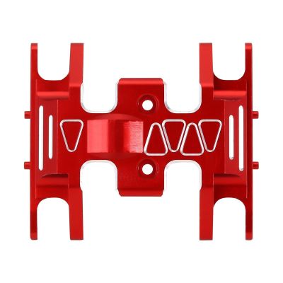 AMLIK RC Car Accessories Compatible with Axial for SCX24 for Jeep for JLU for Gladiator for Bronco Aliuminum Skid Plate Transmission Mount Upgrade Parts for RC Crawler Car