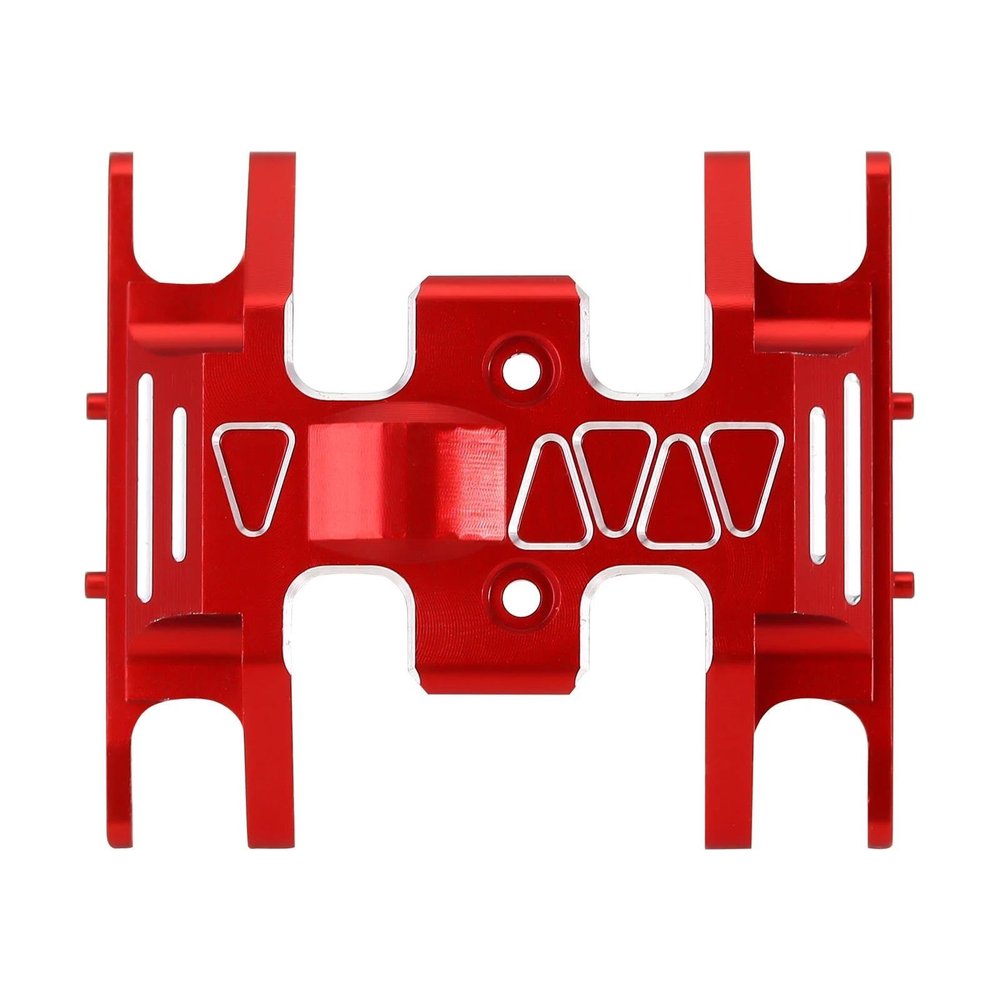 AMLIK RC Car Accessories Compatible with Axial for SCX24 for Jeep for JLU for Gladiator for Bronco Aliuminum Skid Plate Transmission Mount Upgrade Parts for RC Crawler Car