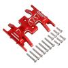 AMLIK RC Car Accessories Compatible with Axial for SCX24 for Jeep for JLU for Gladiator for Bronco Aliuminum Skid Plate Transmission Mount Upgrade Parts for RC Crawler Car view 2