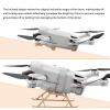 CHICIRIS Drone Landing Legs, Foldable AntiScratch ABS Landing Gear, Hollow Carved Design, Antislip Buckle, Soft Silicone Strap for Outdoor (Orange view 4