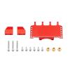 AMLIK RC Car Accessories Compatible with Axial for SCX24 CNC Aluminum Adjustable Servo Mount for 1/24 RC Crawler Upgrade (Color : 2) view 2
