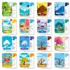 34 Season Flashcards,Waterproof Month Education Flash Cards, Weather Educational Card for Classroom, ESL Teaching, Speech Therapy & Home Decor, Double-Sided Festivals Toy Cards view 2