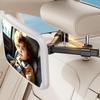 Baby Car Mirror for Baby Car Seat Safely Mirror Hook Clip Design for Rear Facing Infant Newborn 360 Rotation Baby Backseat Mirror Wide Clear View Shatterproof Easy Install Baby Essentials - White view 1