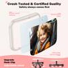 Baby Car Mirror for Baby Car Seat Safely Mirror Hook Clip Design for Rear Facing Infant Newborn 360 Rotation Baby Backseat Mirror Wide Clear View Shatterproof Easy Install Baby Essentials - White view 3