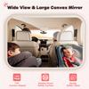 Baby Car Mirror for Baby Car Seat Safely Mirror Hook Clip Design for Rear Facing Infant Newborn 360 Rotation Baby Backseat Mirror Wide Clear View Shatterproof Easy Install Baby Essentials - White view 4
