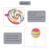 ALOEU Kids Percussion Lollipop Drum, 6inch view 3