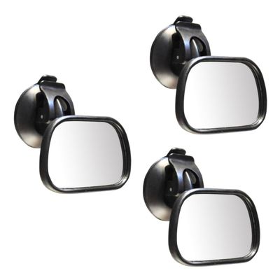 Abaodam 3pcs Shatterproof Rear View Mirror Cup Wide Angle Observation for Rear Facing Seats Safe and Car Interior Accessory