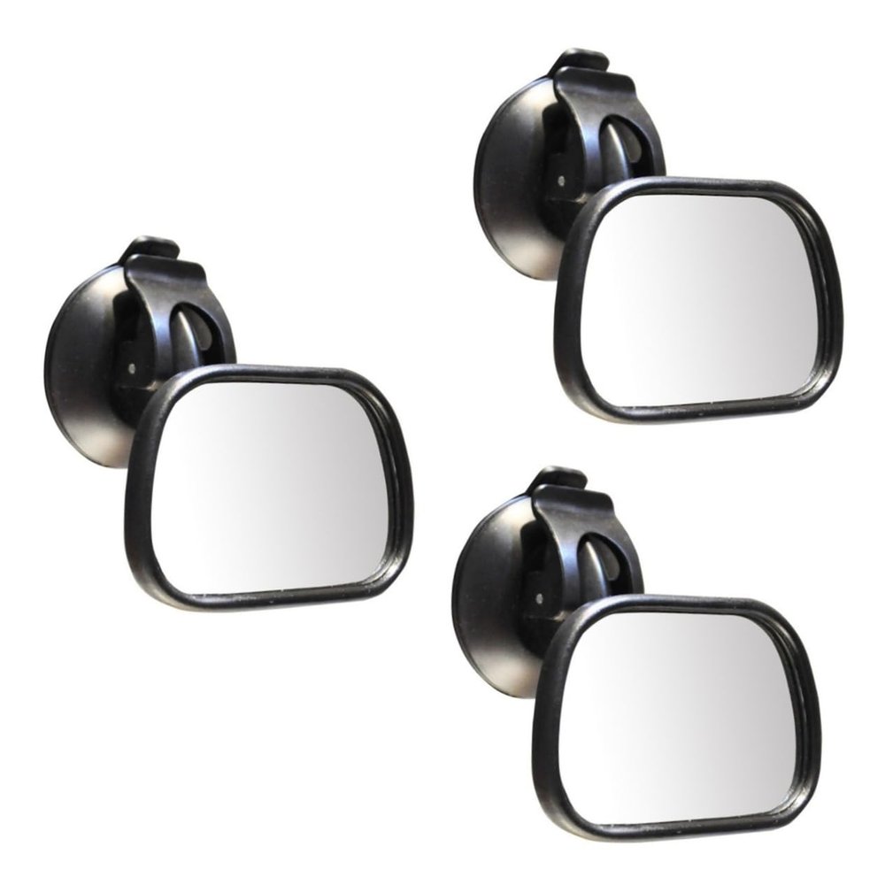Abaodam 3pcs Shatterproof Rear View Mirror Cup Wide Angle Observation for Rear Facing Seats Safe and Car Interior Accessory