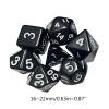 ASYWISH DND-Dice Set 7-Die Polyhedral RPG-Dice Set with Sharp-Edges for Aesthetic Tabletop RPG-Player Galaxy-Series Polyhedral Dice Bulk Polyhedral Dice Set Polyhedral Dice Molds for Resin view 2