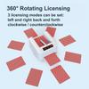 XARONF Automatic Poker Card Dealer Machine, 360 Rotating Electric Card Dealer Robot Poker Machine with LED Display Screen, Touch Sensitive Setting, for 2-8 People Game, Not Shuffle Function view 2