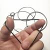 CONROS 9 Sizes Silicone Rubber Band Pulley Transmission Engine Drive Round Belts Tape DIY Toy Module Car Motor Stretch (Size : 10pcs 1.5x45mm) view 3
